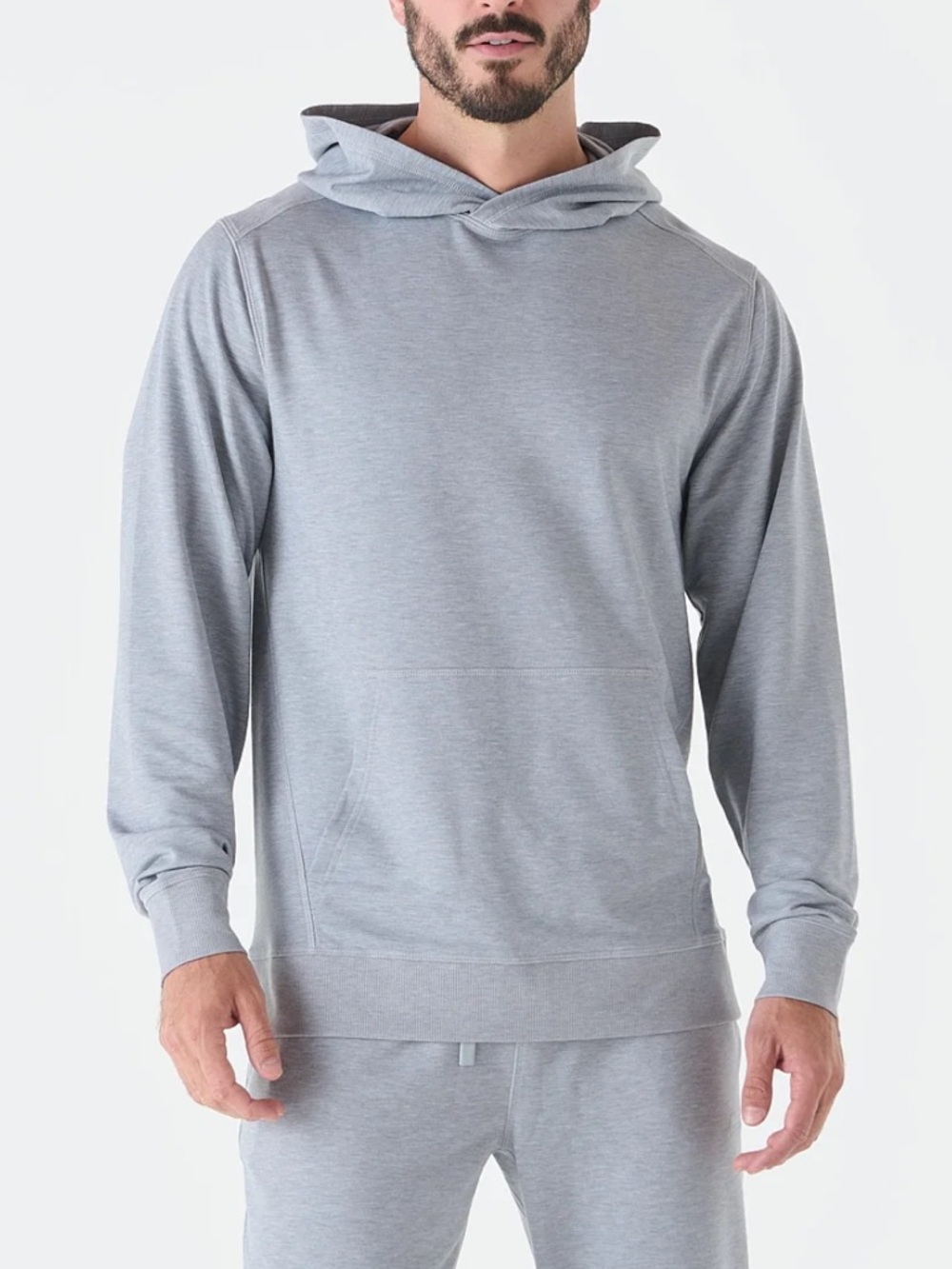 LEGEND Men's Light Gray Hoodie & Jogger Set